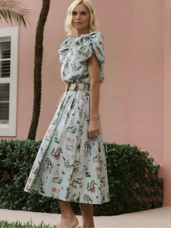 ANTONIO MELANI Dresses & Skirts - ANTONIO MELANI X JENNIFER SUMKO Floral Puff-Sleeve Midi 3 Piece set sz 6